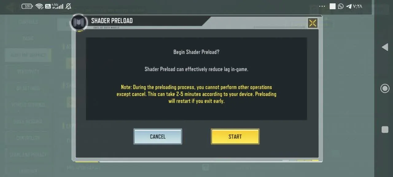 SHADER PRELOAD