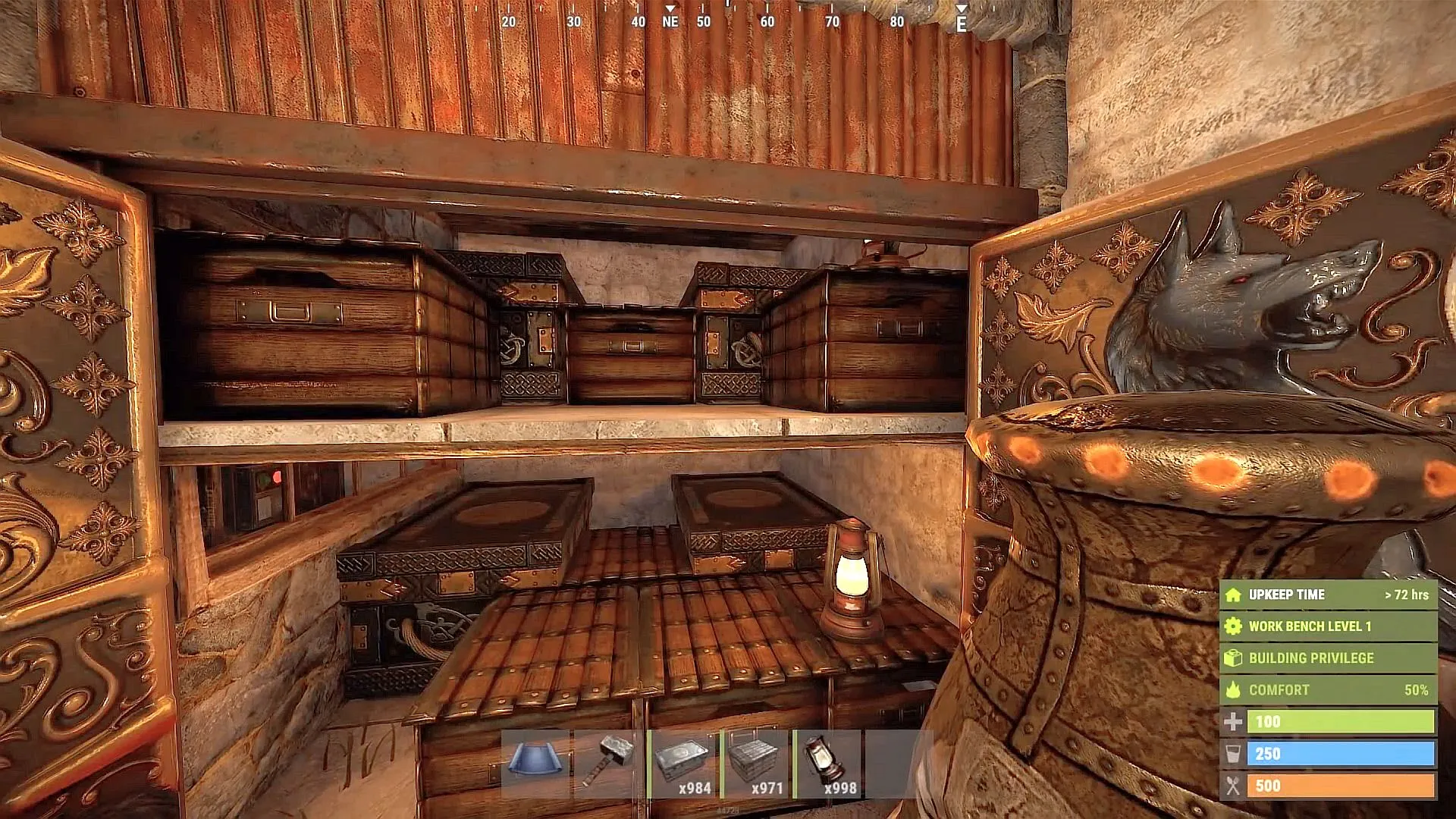 دخیره اقلام در بازیRUST