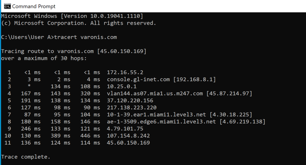 ابزار Traceroute