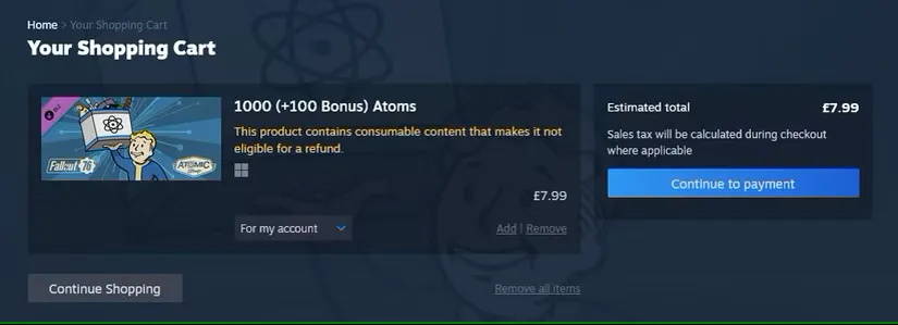محصولی در Steam بهعنوان غیرقابل استرداد علامتگذاری شده است.