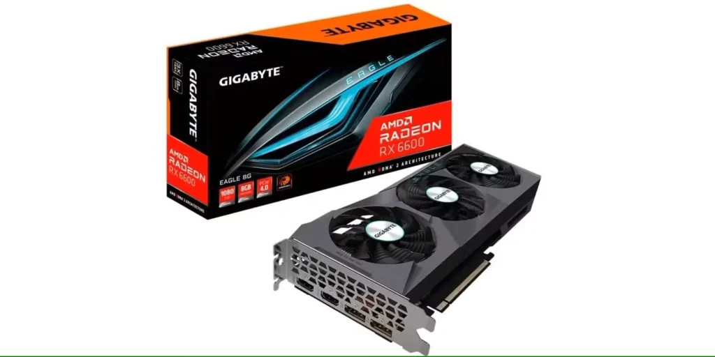 نسخه گیگابایت amd radeon rx 6600 gpu