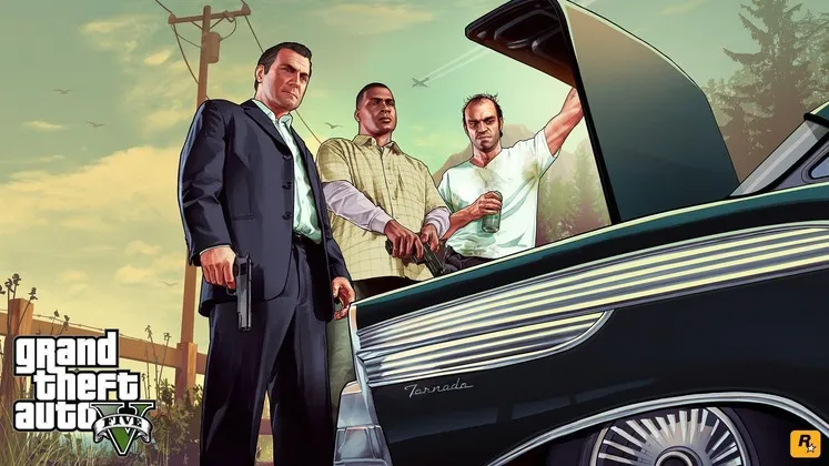 سه شخصیت اصلی بای GTA V