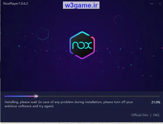 نصب برنامه نوکس پلیر