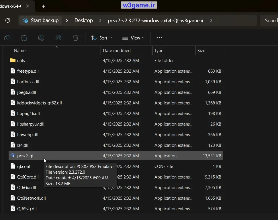 اجرای pcsx2 جهت نصب