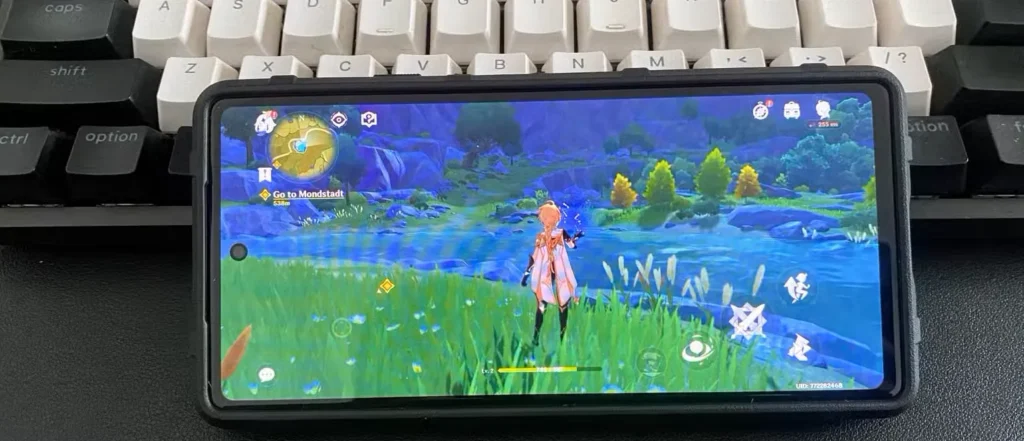 اجرای بازی Genshin Impact RPG در گوشی اندروید