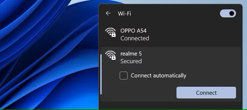 تیک گزینه «Connect Automatically» را برای شبکه Wi-Fi در ویندوز بردارید.