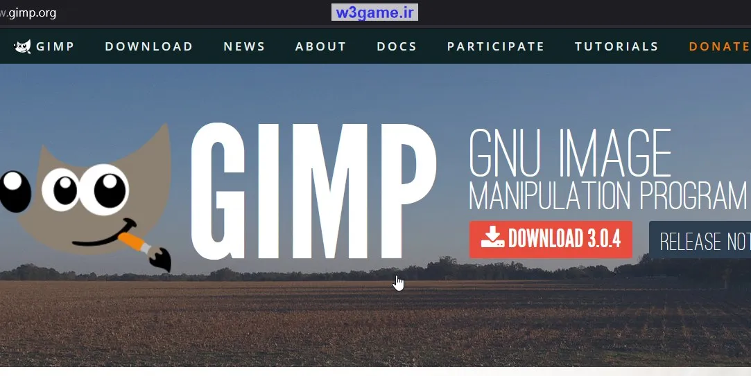 وب سایت GIMP جایگزین ادوبی
