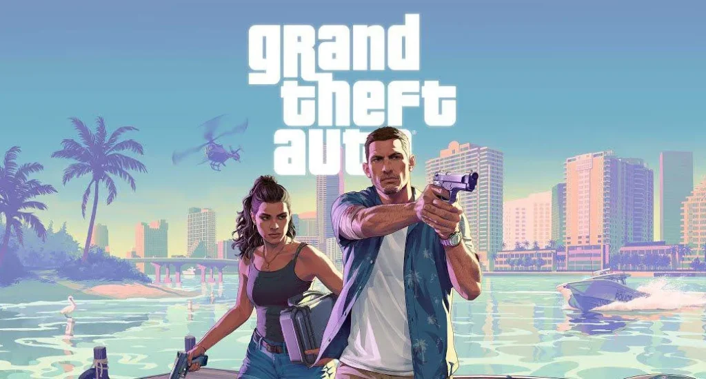 [تصویر پیشنهادی: کاور هنری رسمی GTA 6 با لوگوی بازی]