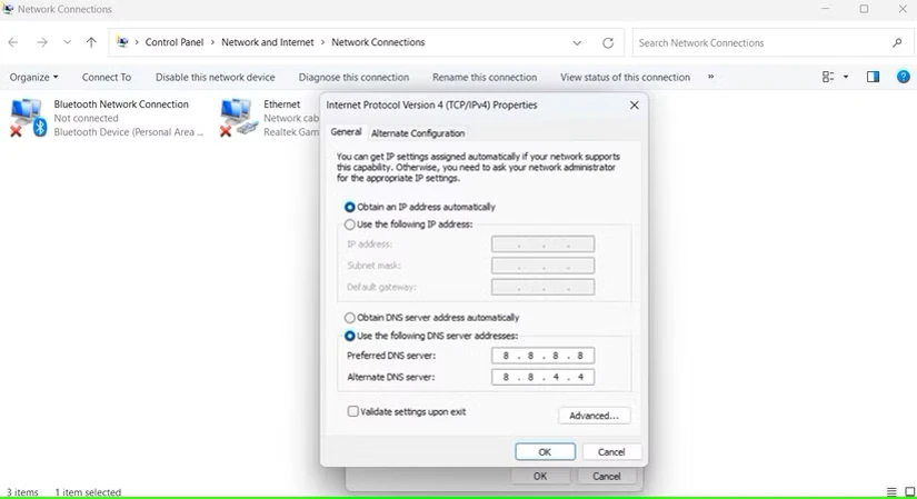 تغییر به Google Public DNS