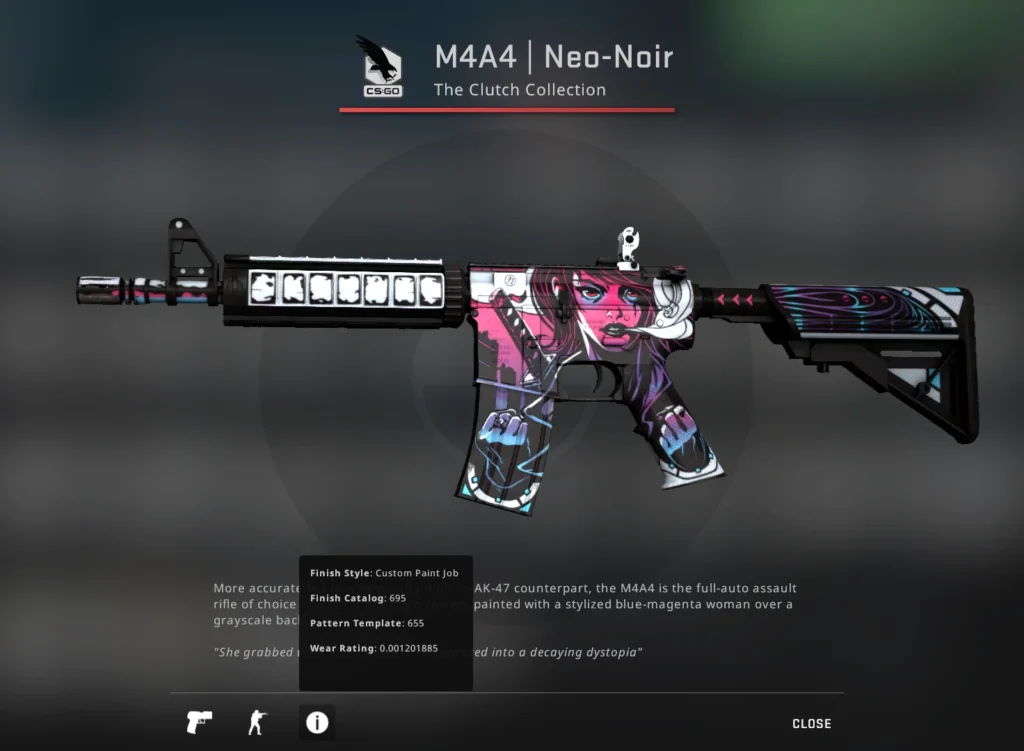 اسکین M4A4 | Neo-Noir