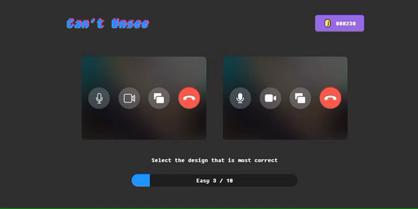 بازی طراحی Can’t Unsee.