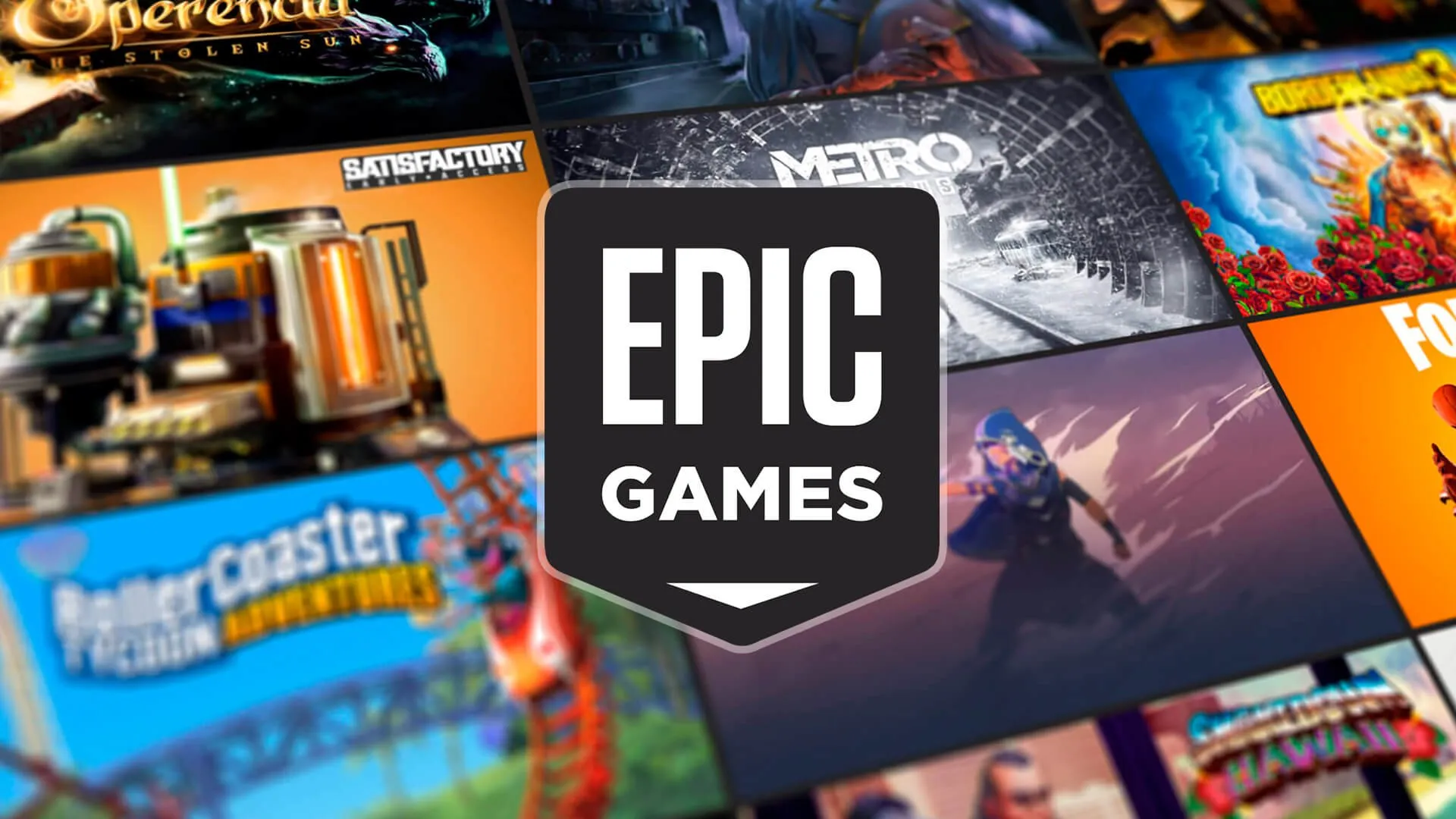 تعدادی بازی پشت عبارت epic games