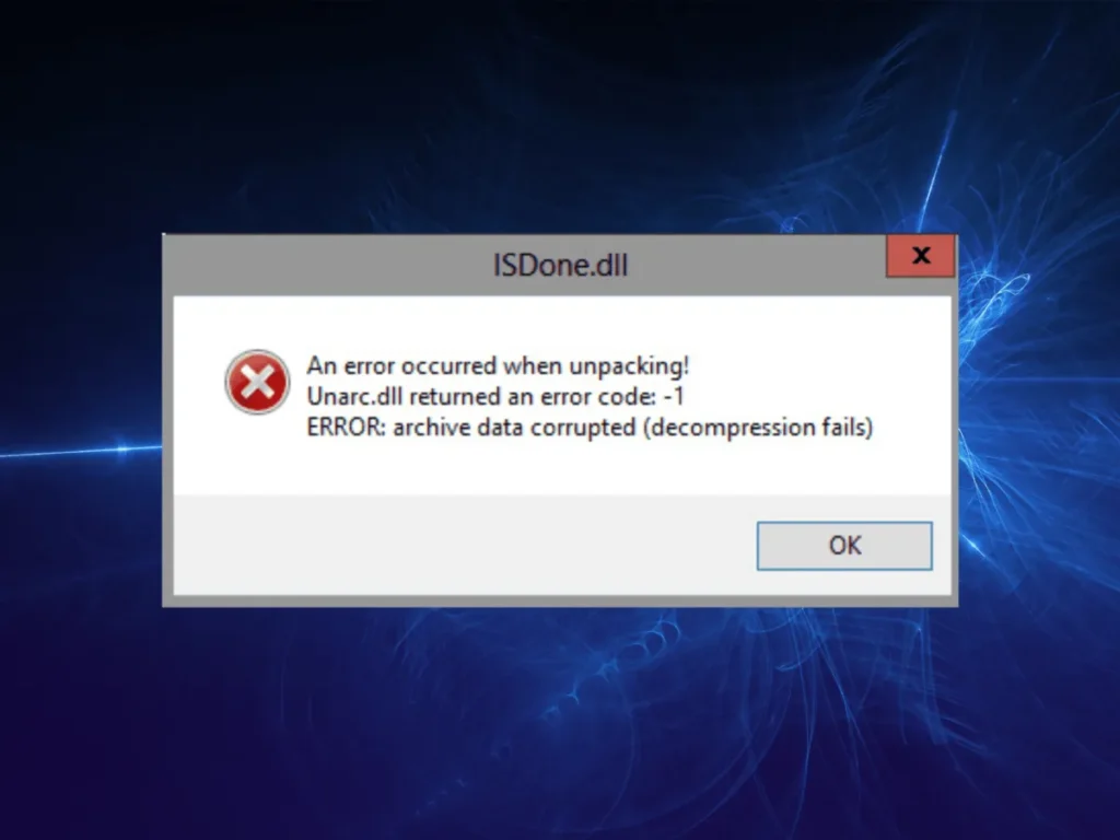 رفع خطای isdone.dll در ویندوز