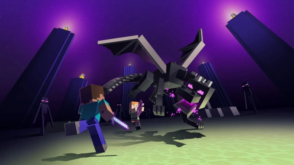 Ender Dragon را شکست دهید.