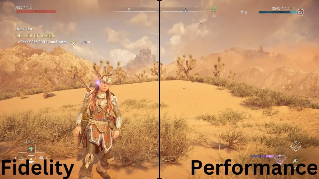 حالت performance در مقابل حالت عادی