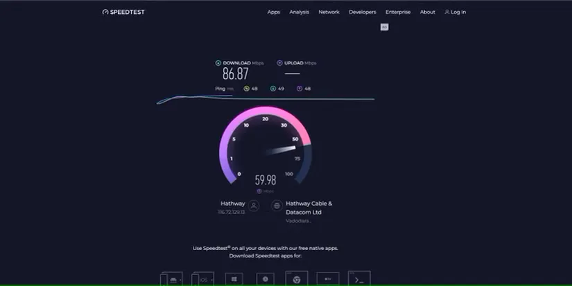 از Speedtest.net برای بررسی سرعت اینترنت خود استفاده کنید