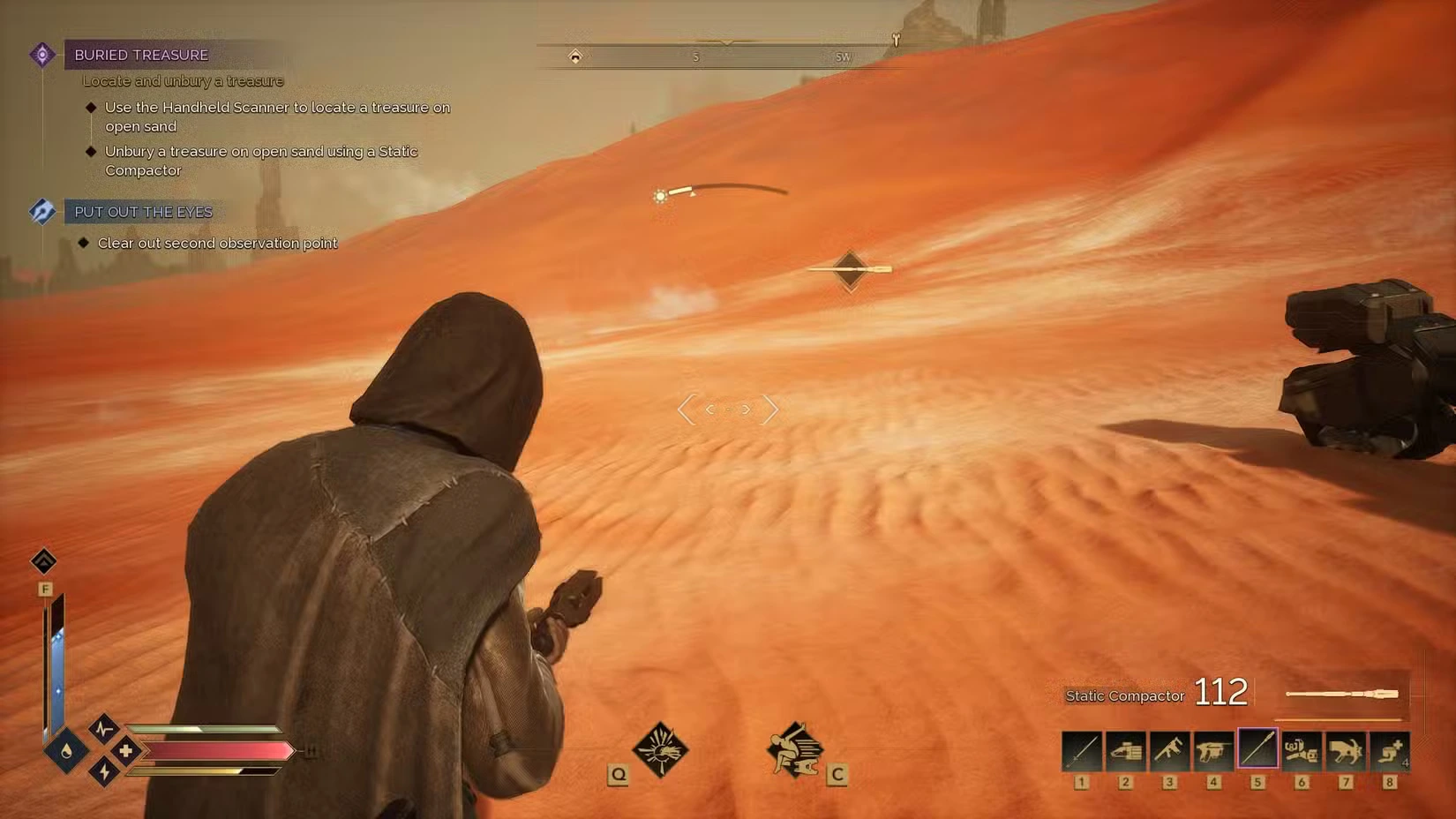 Flour Sand in Dune: Awakening