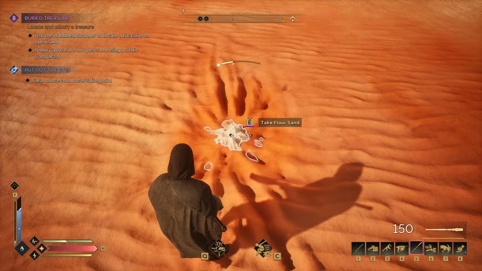 Flour Sand in Dune: Awakening