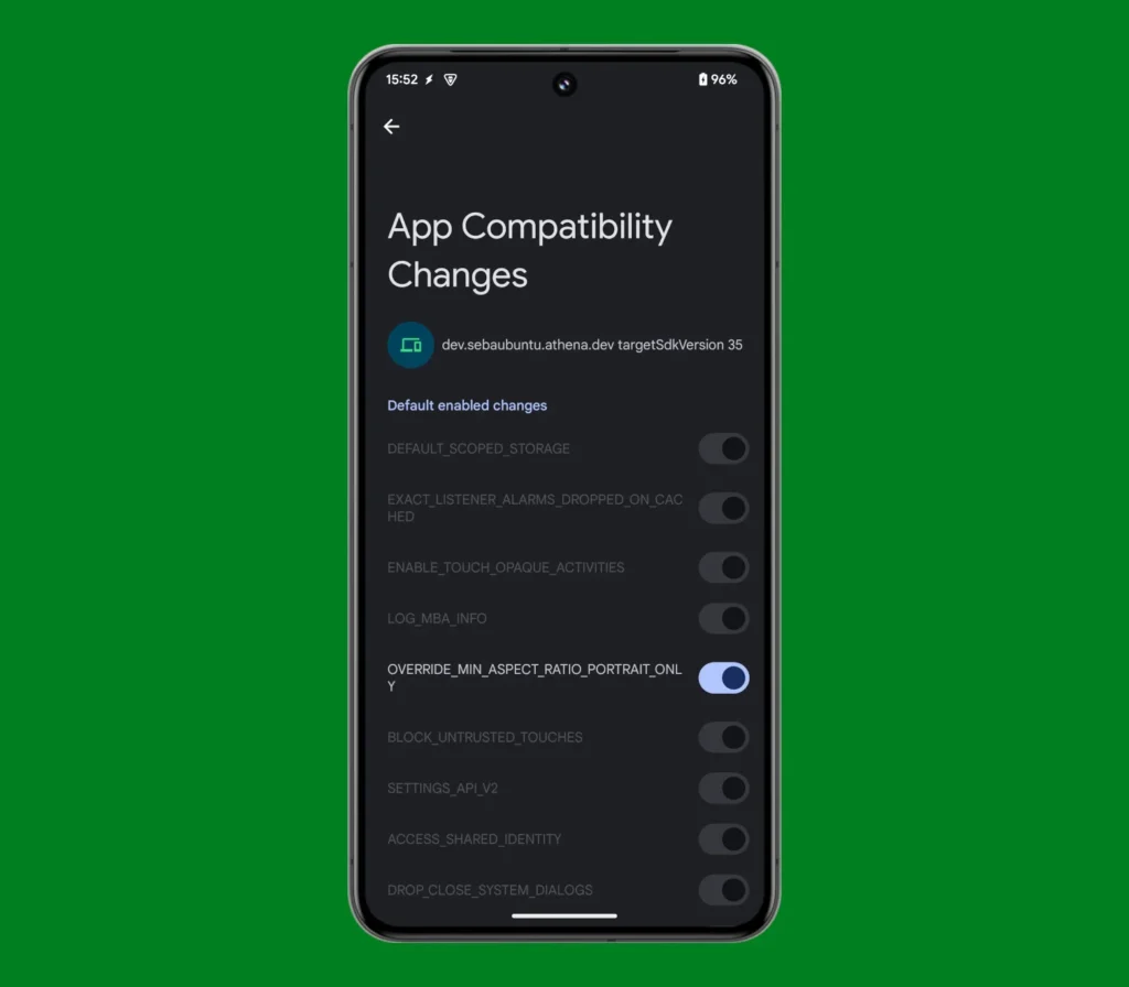 فعال کردن حالت سازگاری (Compatibility Mode) در اندروید