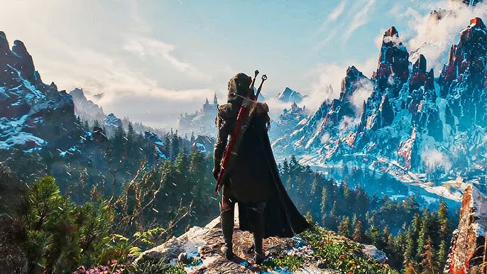 تصویر شخصیت سیری از پشت در Witcher 4