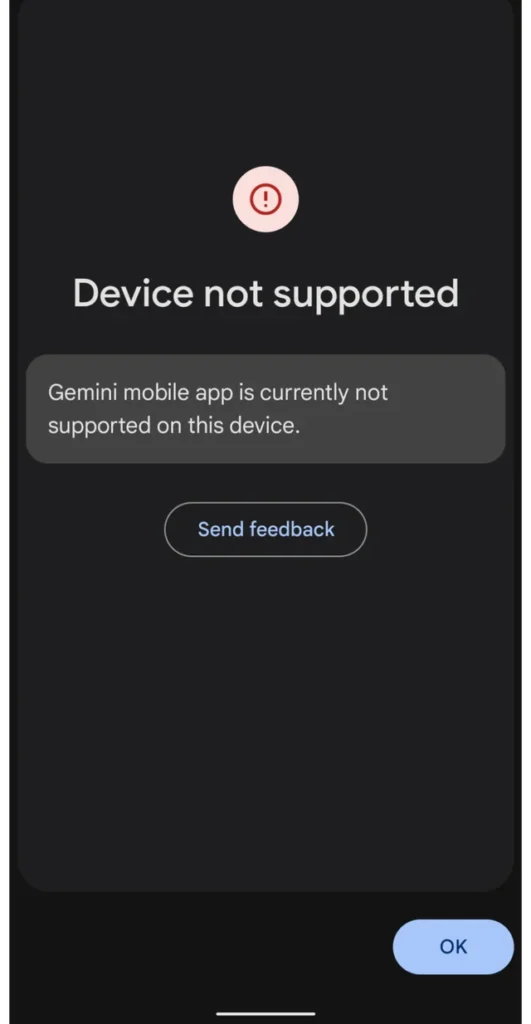 خطای Device not supported در اندروید