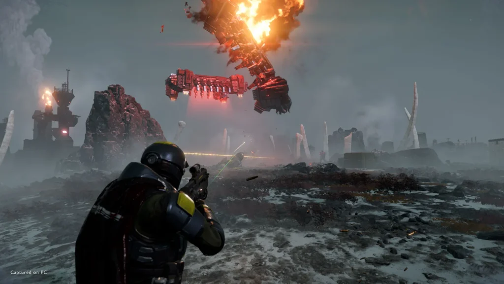 گیم پلی بازی بازی helldivers 2