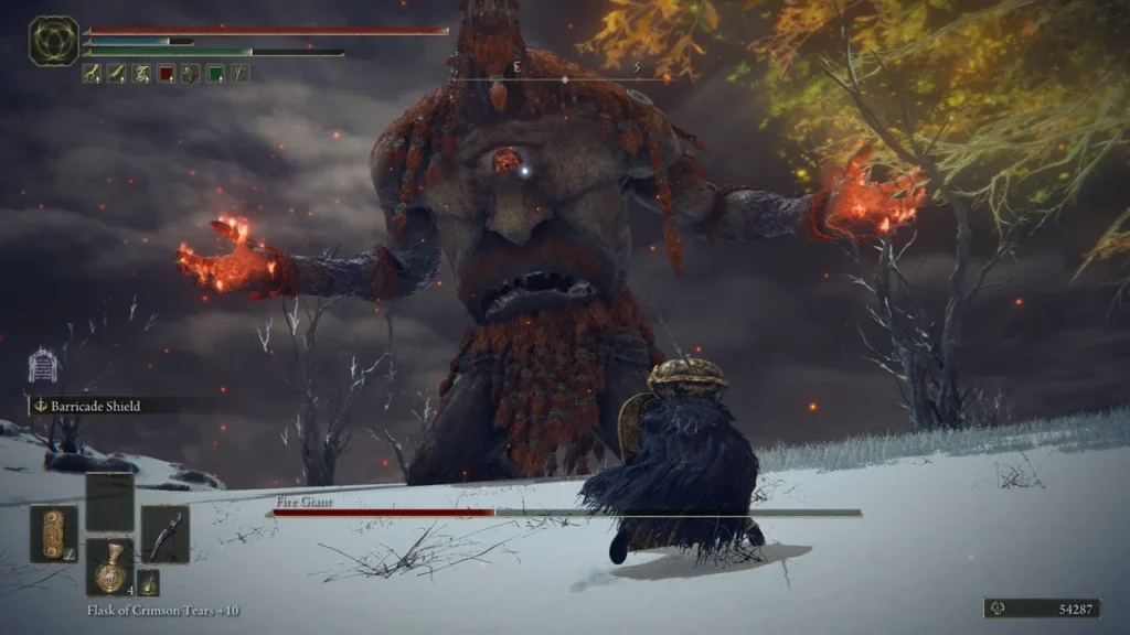 باس Fire Giant