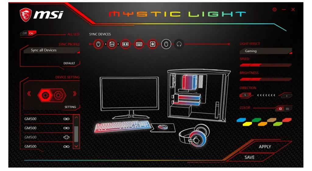 MSI Mystic Light