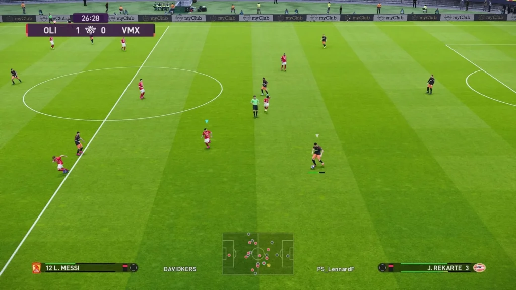 محیط بازی efootballpes2020