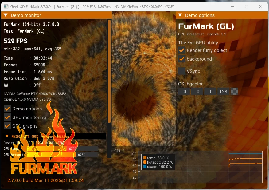 نرم افزار FurMark