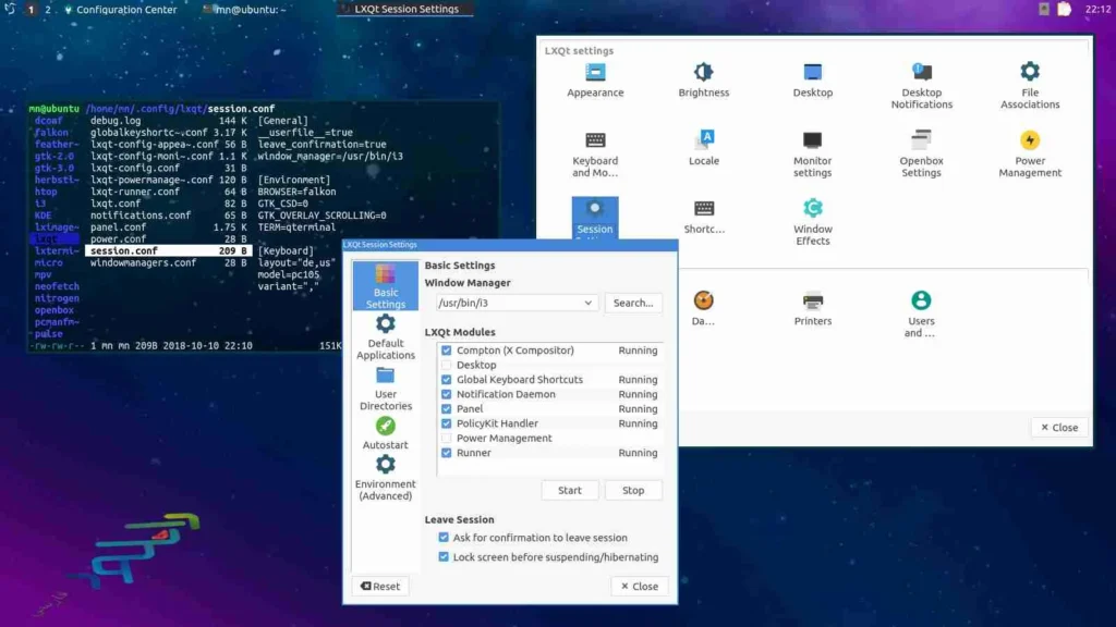 Lubuntu-center