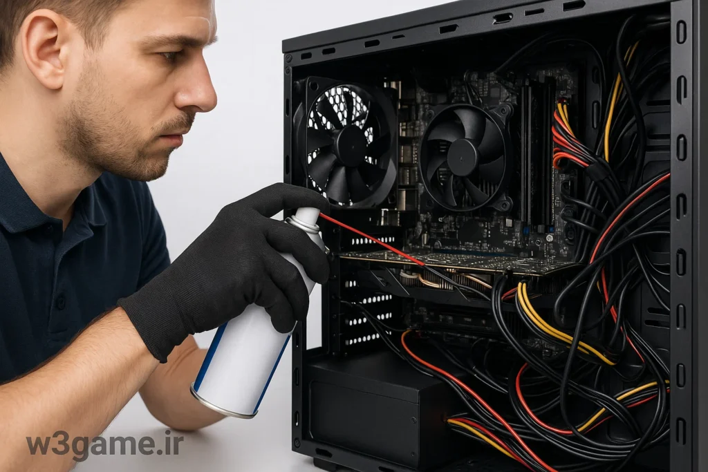 تمیز کردن اصولی کیس