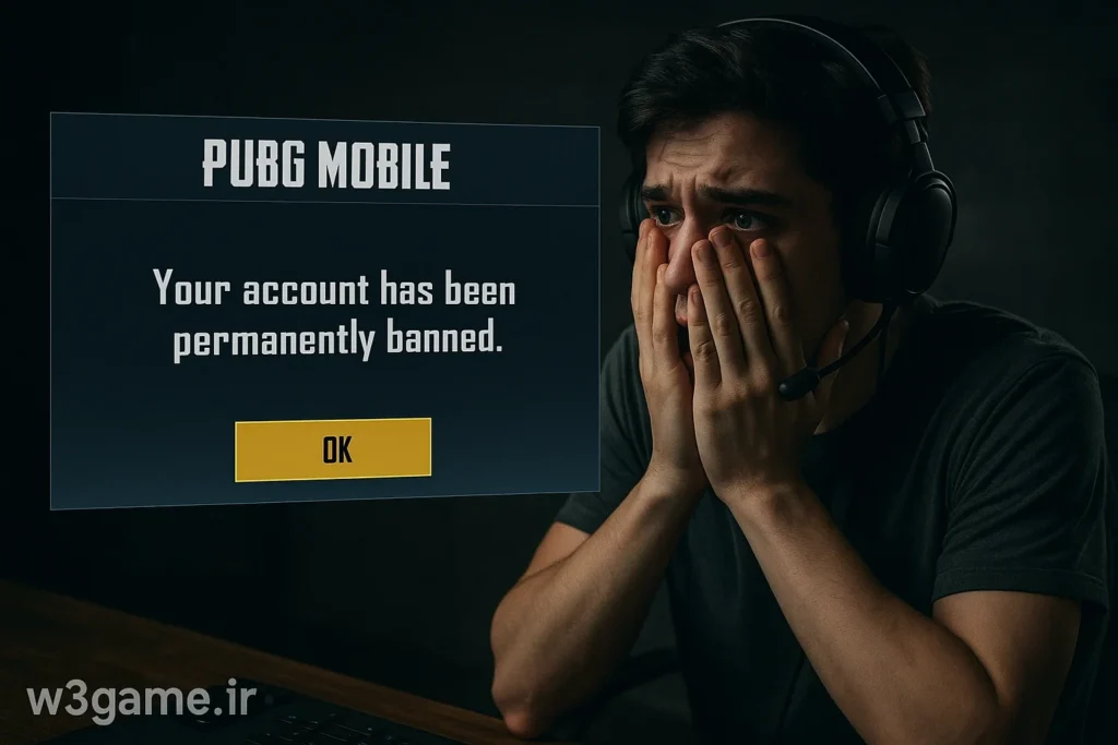 بن شدن در بازی پابجی