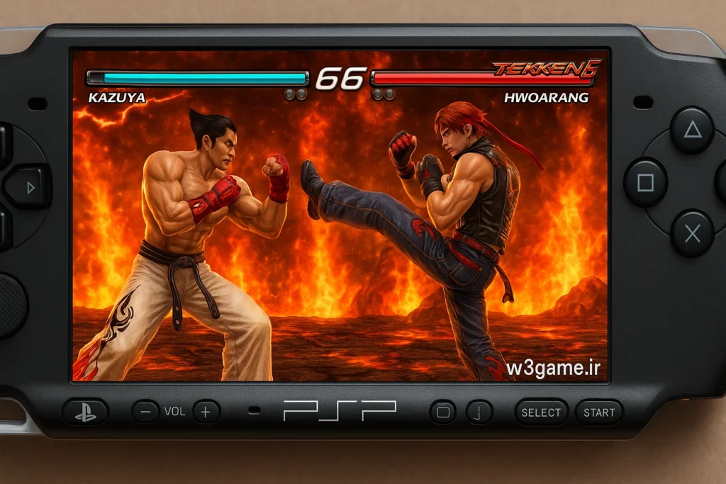بازی تیکن در psp