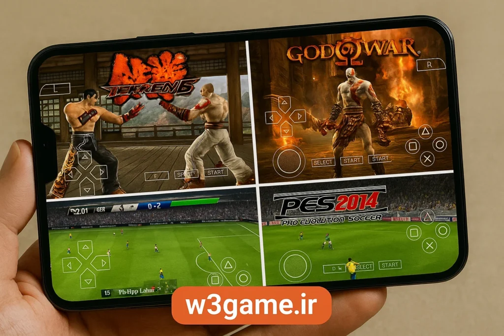 اجرای بازی های PSP روی موبایل