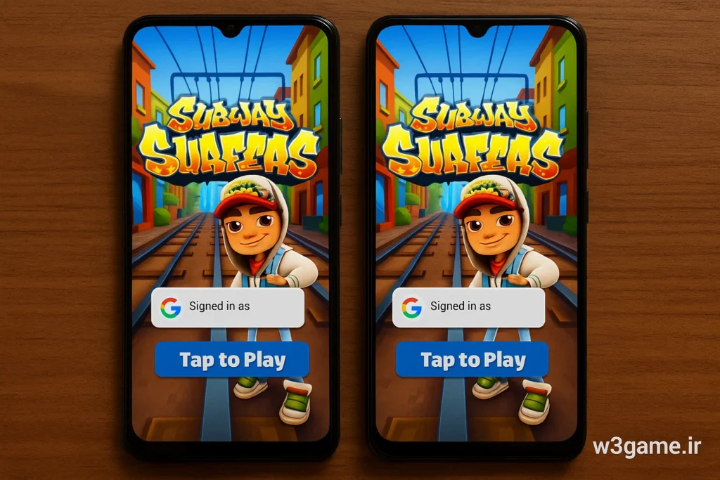 بازی Subway Surfers به گوگل متصل شده