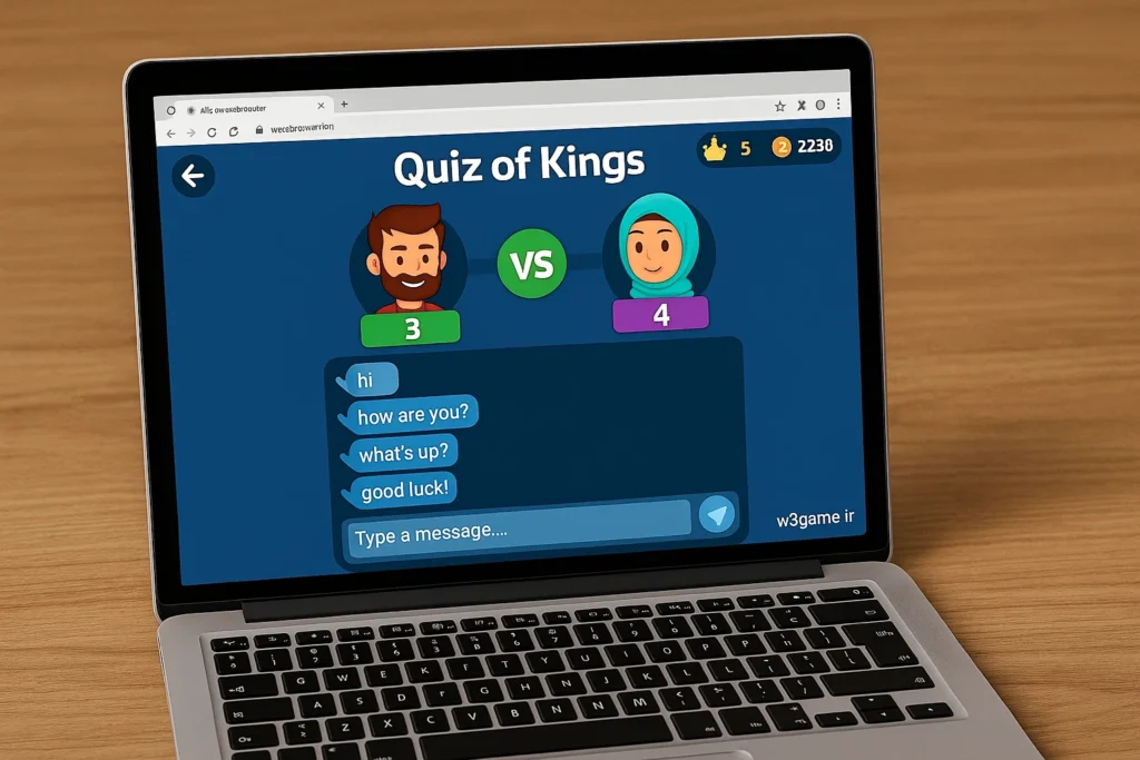 نسخه تحت وب Quiz of Kings