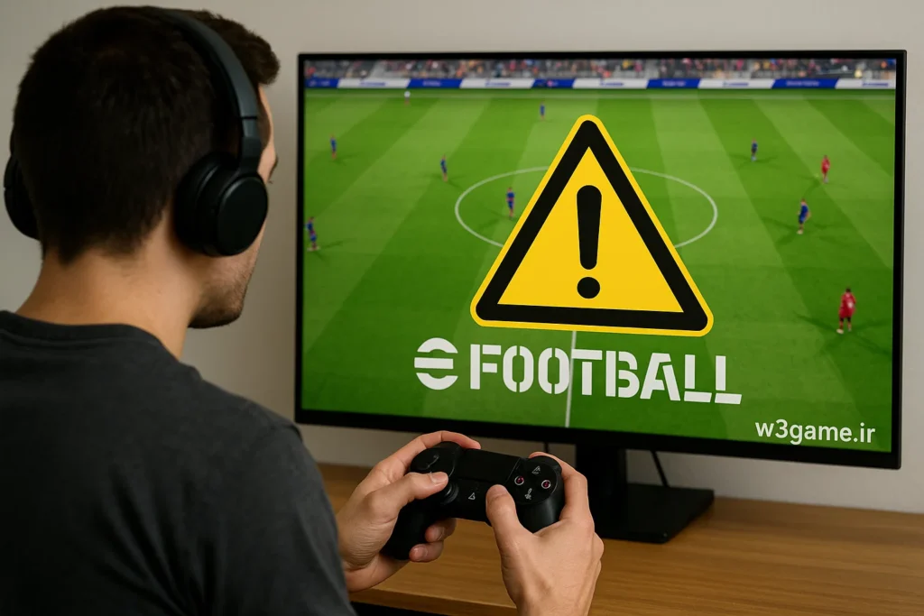 هشدار در بازی eFootball