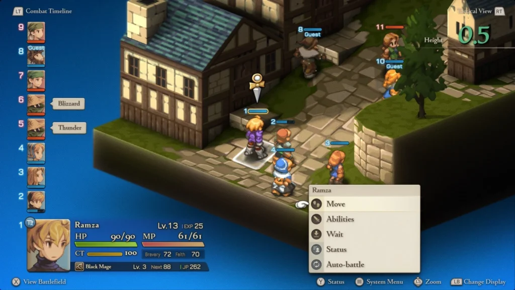 گیم پلی بازی Final Fantasy Tactics: The Ivalice Chronicles