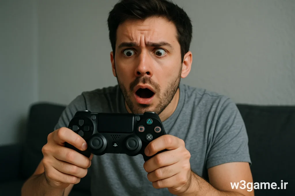 خاموش شدن ناگهانی دسته ps4