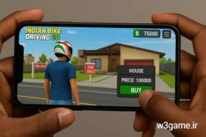 چگونه در بازی موتور هندی خانه بخریم (Indian Bike Driving 3D)