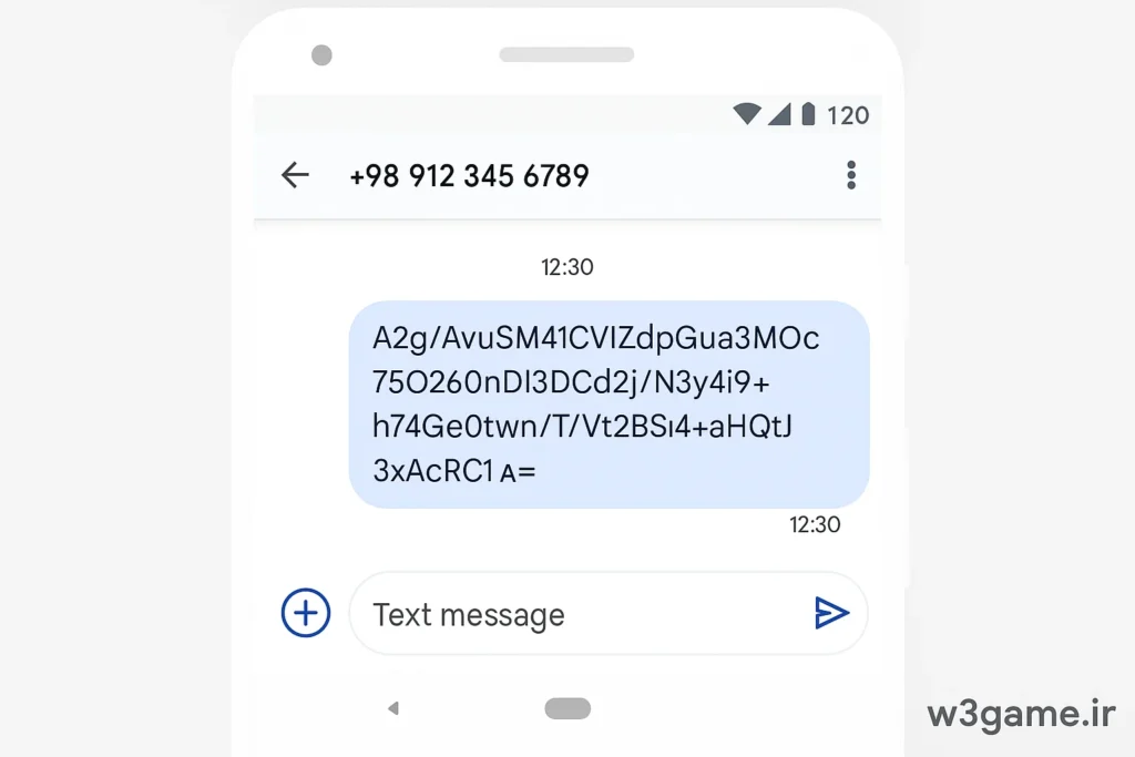 ارسال پیامک