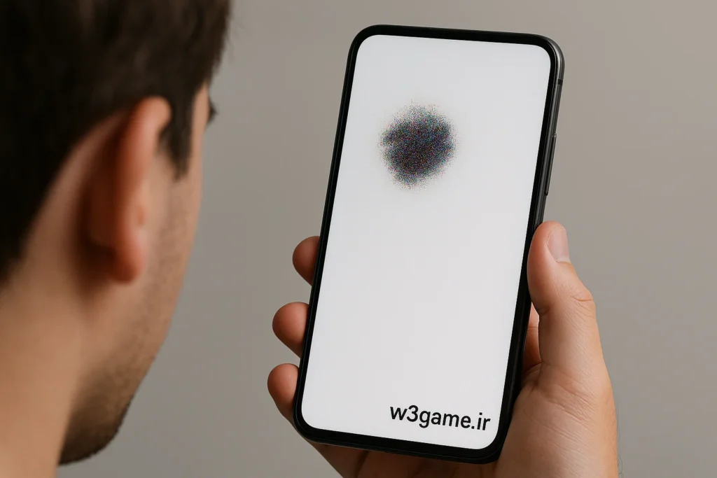 پیکسل سوخته روی موبایل