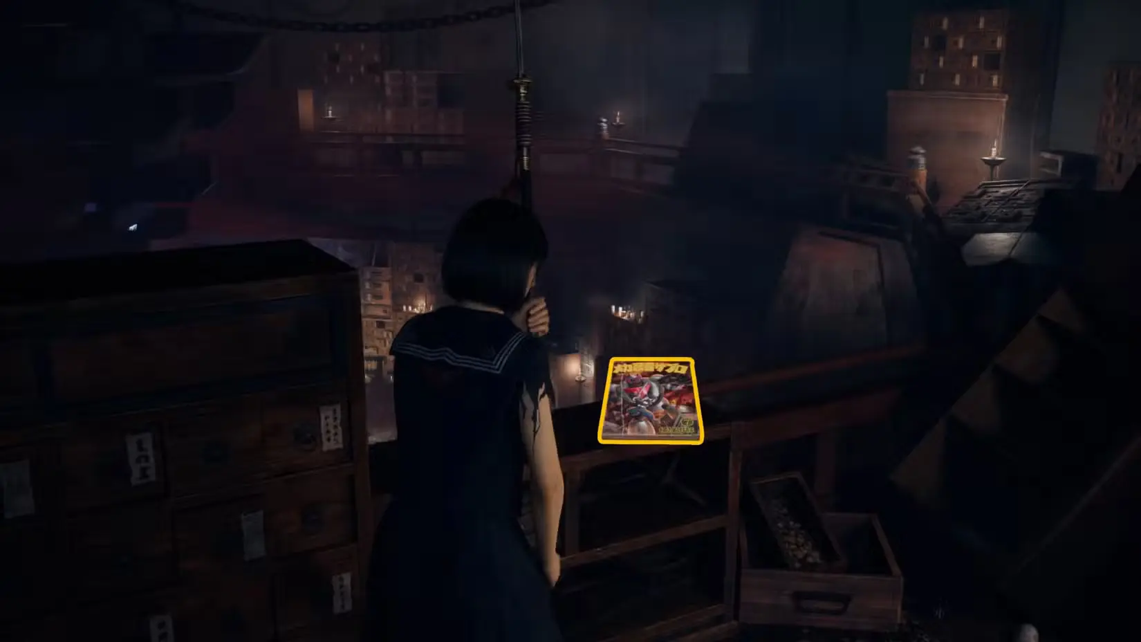 picking-up-comic-book-memories-puzzle-silent-hill-f