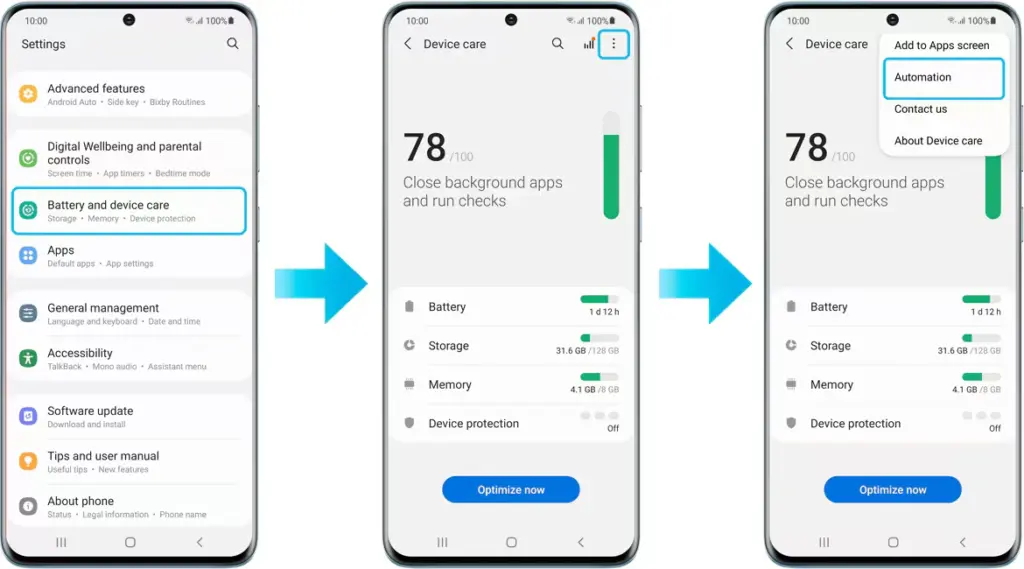 قابلیت “Auto Optimization”