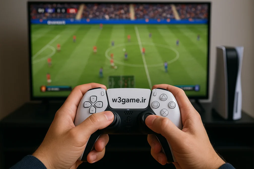 تنظیمات دسته ps5 برای فوتبال
