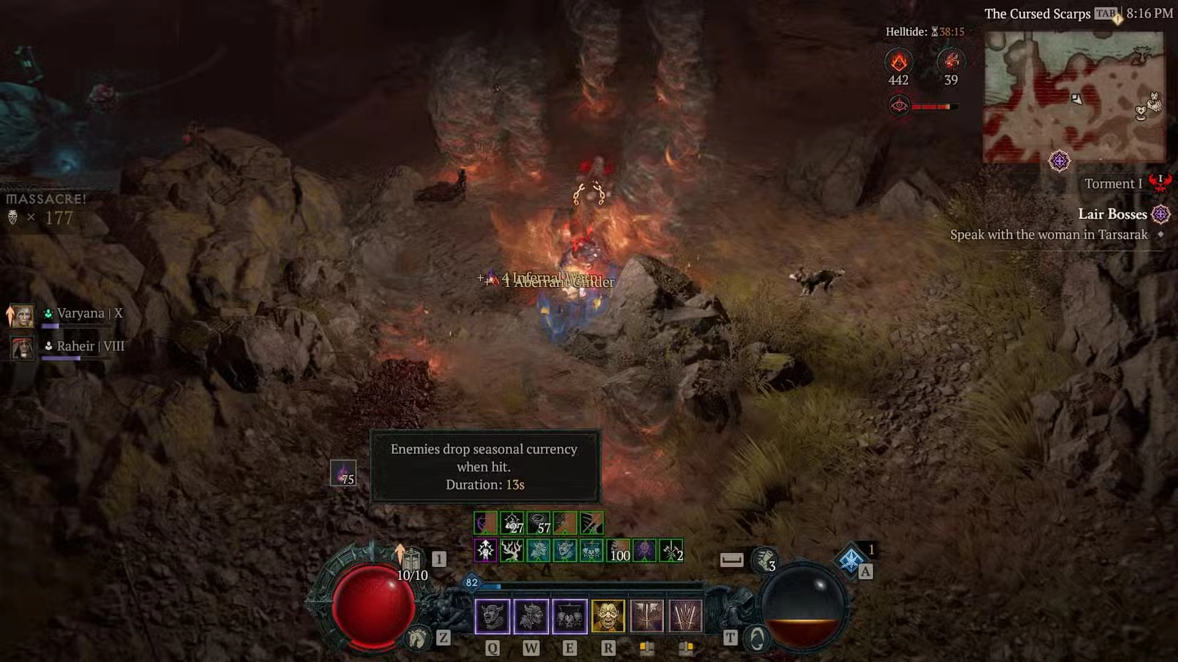 Infernal Warp Drop Buff