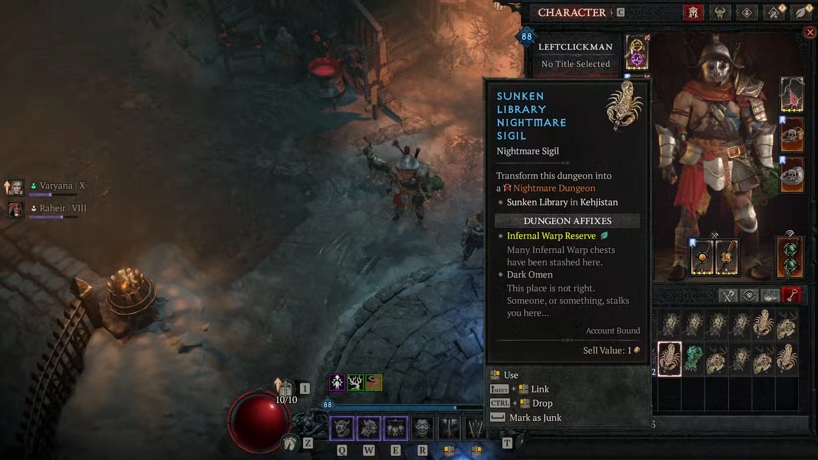 Where Should You Farm Infernal Warp?