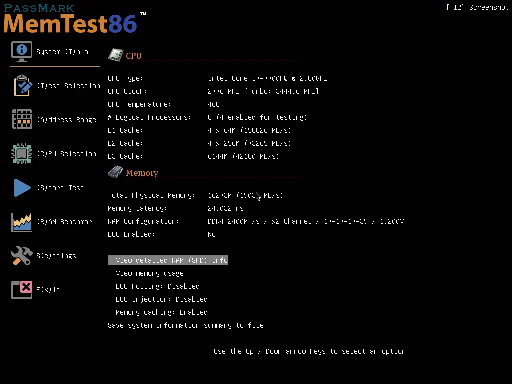نرمافزار MemTest86