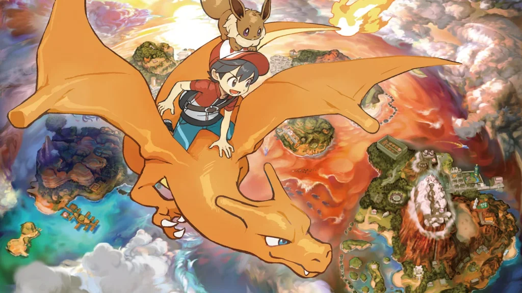 pokemon-gen-10-infinite-region-illustration-charizard-eevee